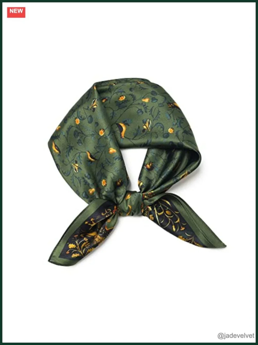 100% Mulberry Silk Square Scarf Lightweight Neck Scarf Gift Packed